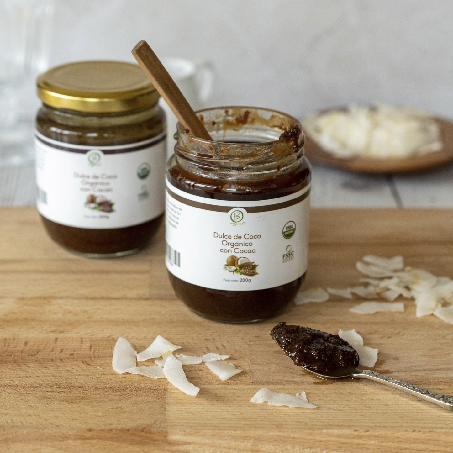 Dulce de coco orgánico Cacao