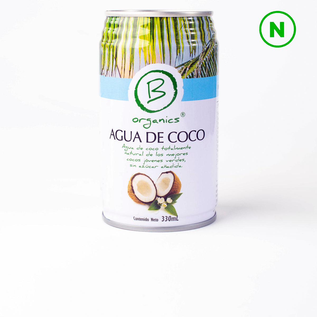 Agua coco natural 330 ML B ORGANICS