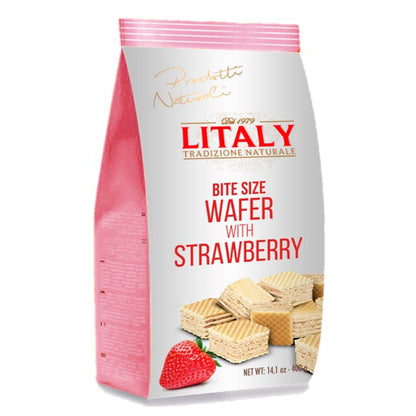 Galleta oblea frutilla