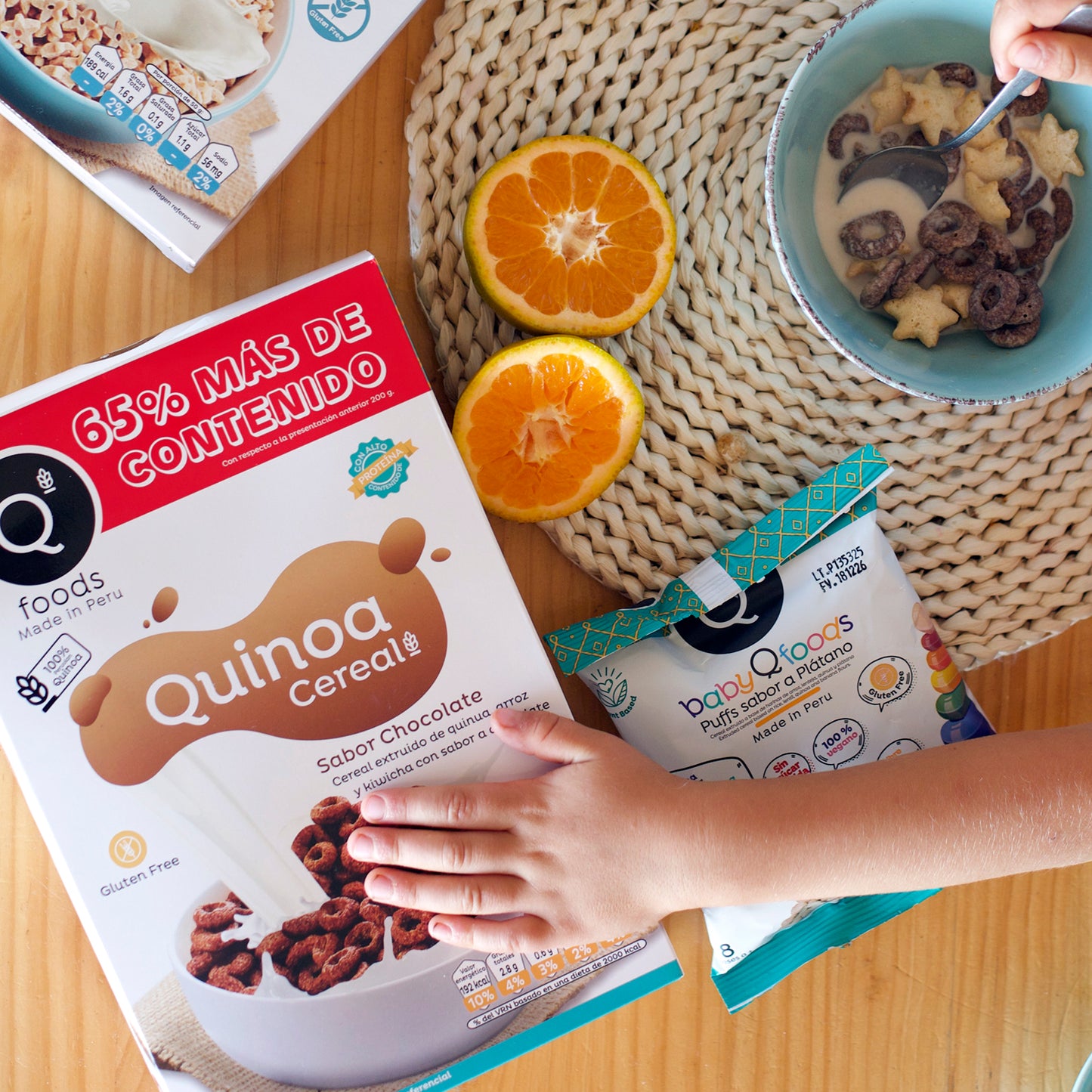 Cereal quinoa sabor chocolate