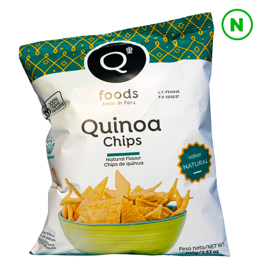 Chips salados de quinoa natural 100g