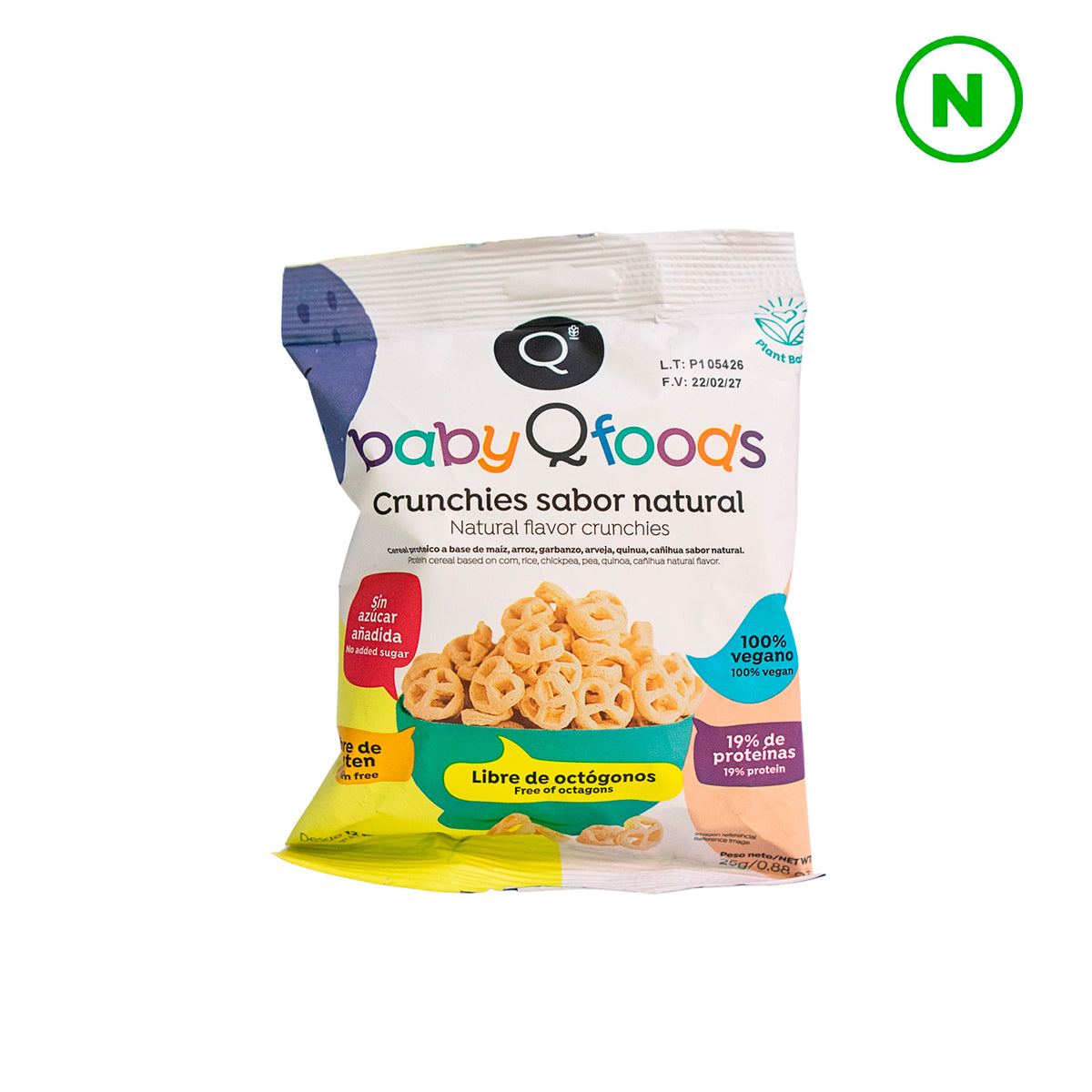 Crunchies sabor Natural