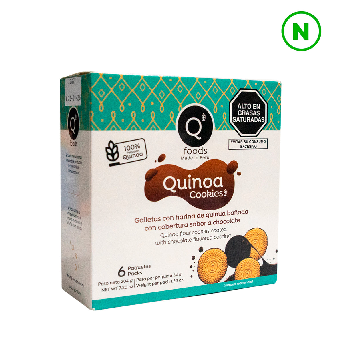 Galleta de quinoa chocolate