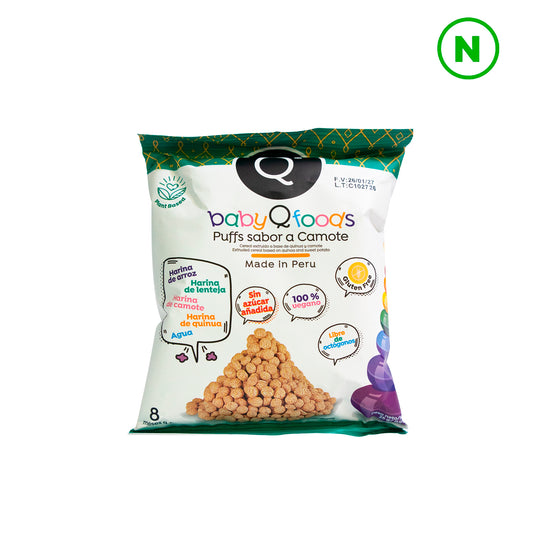 Puffs sabor camote