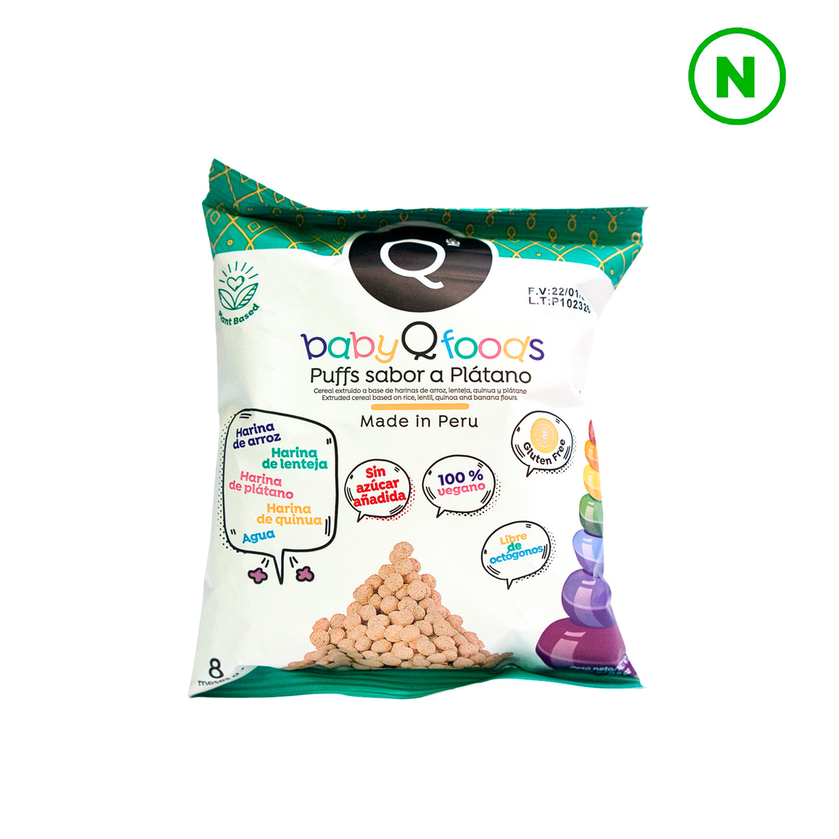 Puffs sabor plátano