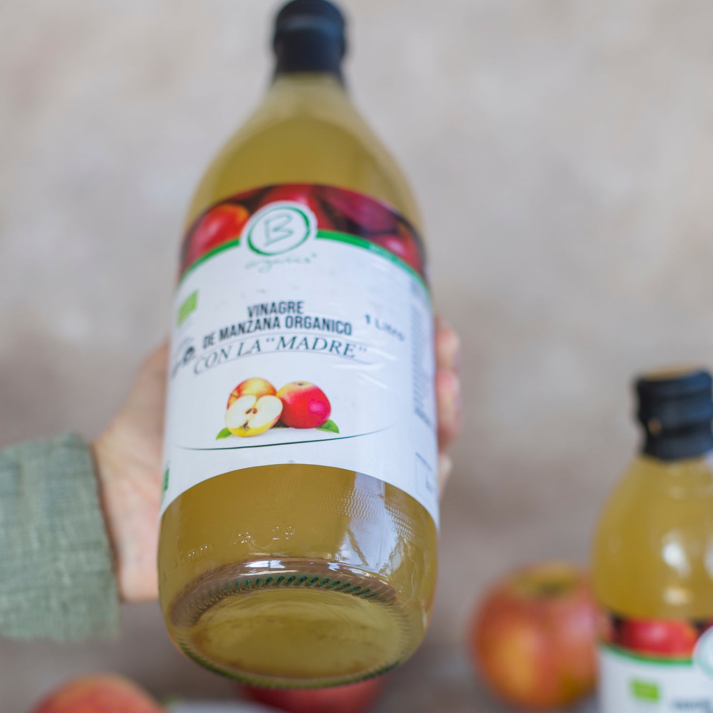 Vinagre manzana orgánico 1L