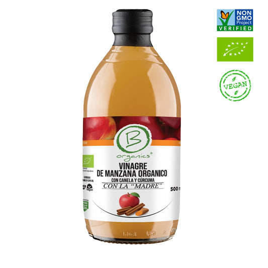 Vinagre manzana con canela y cúrcuma