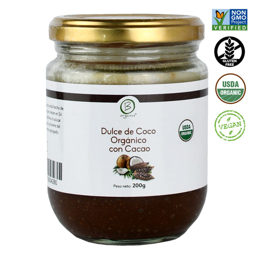 Dulce de coco orgánico Cacao